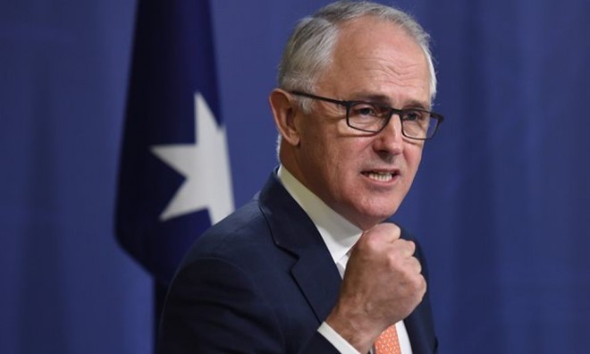 Thủ tướng Australia Malcolm Turnbull. Ảnh: AFP.
