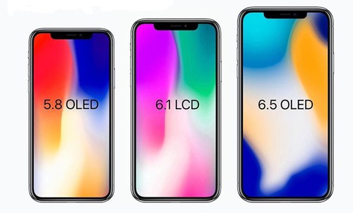 Ngoài hai mẫu iPhone chính, Apple sẽ tung ra iPhone 2018 giá thấp với màn hình LCD.