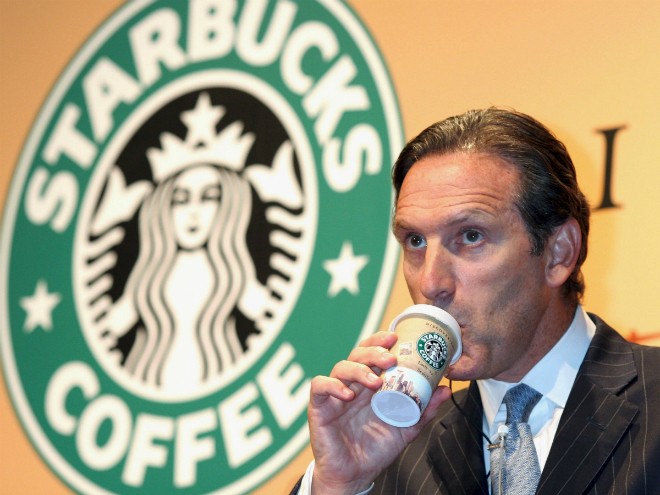 Howard Schultz - người đưa Starbucks trở thành thương hiệu toàn cầu.