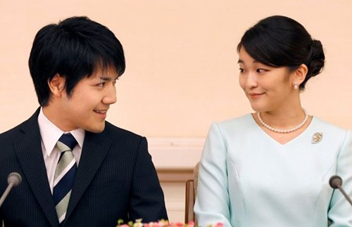 Công chúa Mako và hôn phu Kei Komuro. Ảnh: Reuters