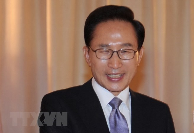 Cựu Tổng thống Hàn Quốc Lee Myung-bak. (Nguồn: AFP/TTXVN)