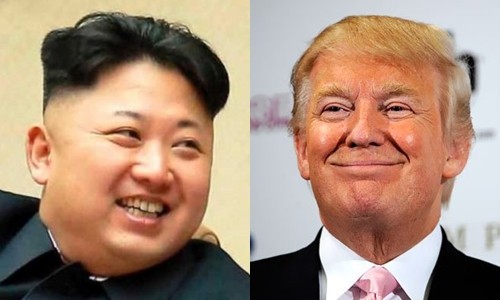 Lãnh đạo Triều Tiên Kim Jong-un và Tổng thống Mỹ Donald Trump. Ảnh: Reuters.