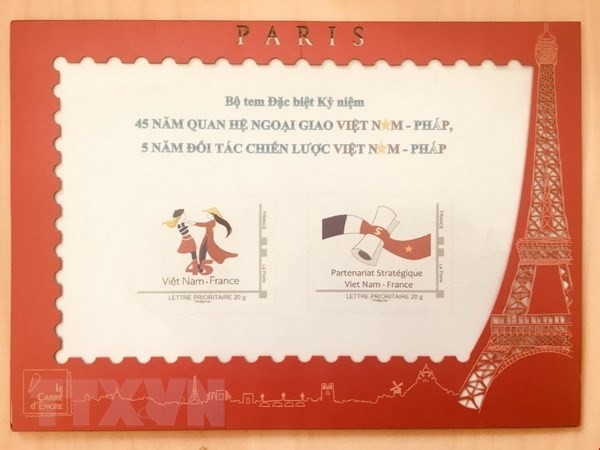 Phát hành bộ tem kỷ niệm 45 năm quan hệ Việt-Pháp