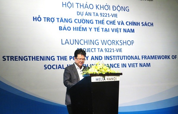 Thứ trưởng Bộ Y tế Phạm Lê Tuấn phát biểu tại Hội thảo.