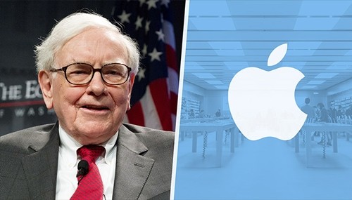 Warren Buffett gần đây rất chuộng cổ phiếu Apple. Ảnh: AFP, CNN