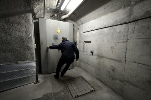 Xapo có một mạng lưới hầm ngầm tại 5 châu lục. Ảnh: AFP