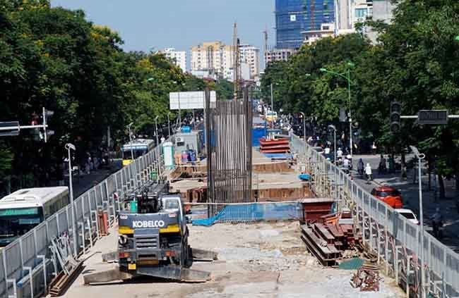 Dự án metro Nhổn - ga Hà Nội: Đội vốn, kéo dài thời gian xây dựng