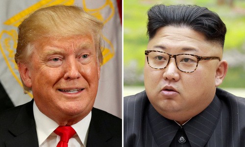 Tổng thống Mỹ Donald Trump và lãnh đạo Triều Tiên Kim Jong-un. Ảnh: Reuters.