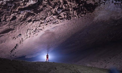Quang cảnh bên trong hang động Miao Room ở Ziyun, Trung Quốc. Ảnh: Xinhua.