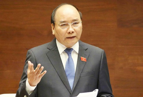 Thủ tướng Nguyễn Xuân Phúc. Ảnh: QH.