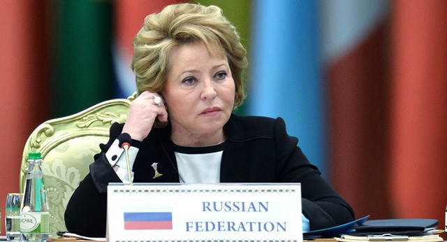 Chủ tịch Hội đồng Liên bang Nga Valentina Matvienko (Ảnh: Sputnik).