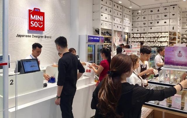 Miniso Trung Quốc đặt mục tiêu mở 200 cửa hàng tại Việt Nam đến năm 2021.