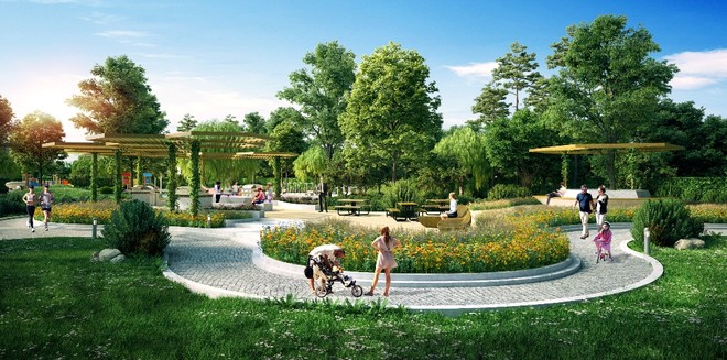 Công viên dự án Symbio Garden.