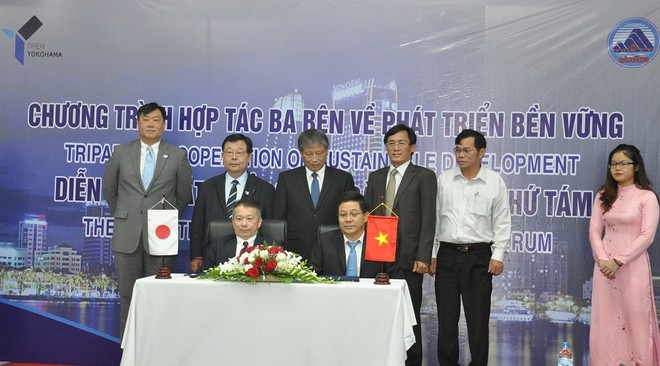 TP Đà Nẵng và TP Yokohama ký kết biển bản ghi nhớ hợp tác tại Diễn đàn phát triển đô thị lần thứ 8.