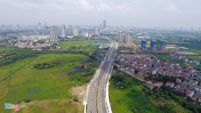 Một dự án làm đường bằng hợp đồng BT đã từng được triển khai tại Hà Nội. Ảnh: Lê Hiếu.