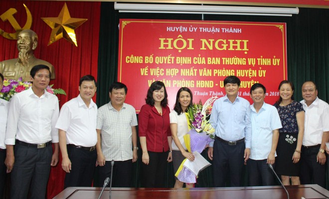 Bắc Ninh: Công bố quyết định hợp nhất văn phòng cấp ủy và chính quyền