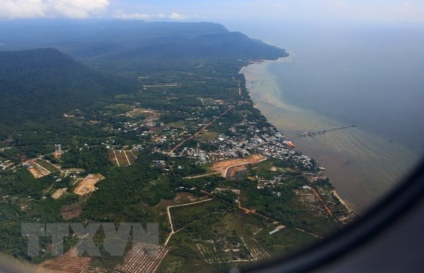 Một góc huyện đảo Phú Quốc. (Ảnh TTXVN).
