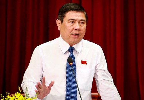 Chủ tịch UBND TP,HCM Nguyễn Thành Phong. Ảnh: Thành Nguyễn.