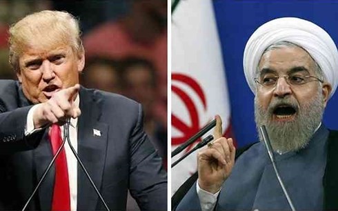 Tổng thống Mỹ Trump và Tổng thống Iran Rouhani. Ảnh: Catch News.
