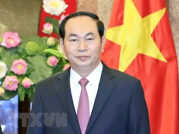 Chủ tịch nước Trần Đại Quang (Ảnh: Nhan Sáng/TTXVN).