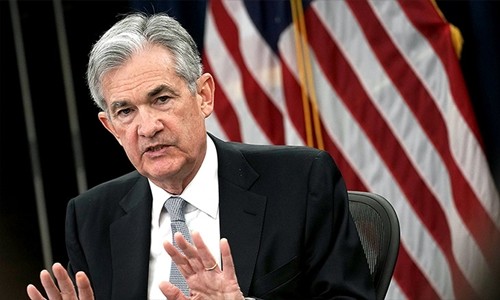 Chủ tịch Cục Dự trữ liên bang Mỹ (Fed) - Jerome Powell. Ảnh: AFP.