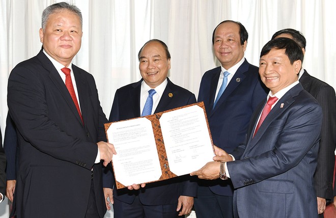 Thủ tướng Chính phủ và lãnh đạo một số bộ, ngành chứng kiến lễ ký kết hợp tác giữa Licogi 16 và Công ty Nikko 