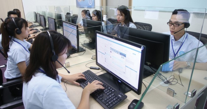 Trung tâm điều hành hệ thống công nghệ thông tin của BHXH Việt Nam .