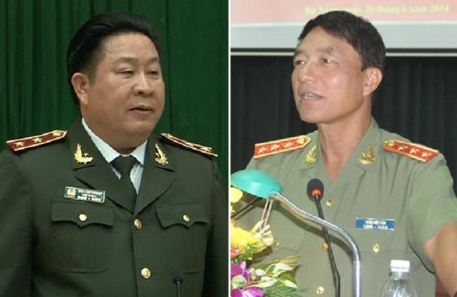 Ông Bùi Văn Thành và ông Trần Việt Tân.