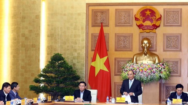 Thủ tướng Nguyễn Xuân Phúc phát biểu. (Ảnh: Thống Nhất/TTXVN).