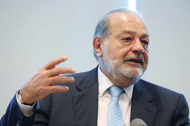 Tỷ phú Carlos Slim. Ảnh: Bloomberg. 