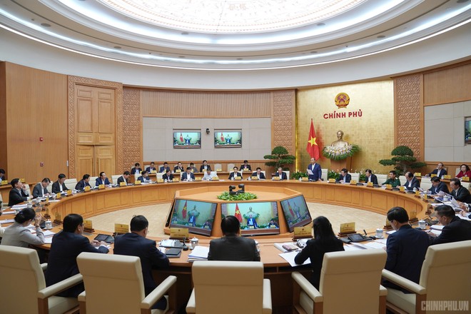 Phiên họp Chính phủ thường kỳ tháng 3/2019. - Ảnh: VGP/Quang Hiếu.