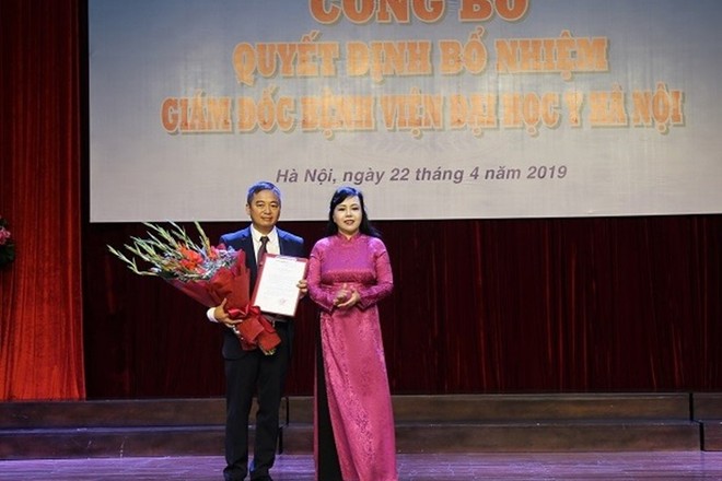PGS.TS Nguyễn Lân Hiếu giữ chức Giám đốc Bệnh viện Đại học Y Hà Nội