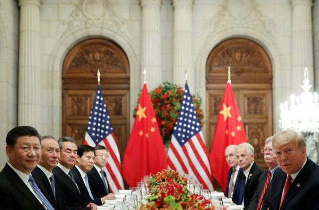 Phái đoàn Mỹ, Trung Quốc đàm phán tại Argentina hồi tháng 12/2018. (Ảnh Reuters).
