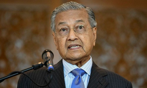 Thủ tướng Malaysia Mahathir Mohamad. Ảnh: AFP.