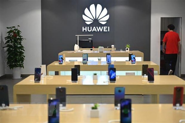 Một cửa hàng của Huawei tại Thượng Hải, Trung Quốc, ngày 26/5/2019. (Nguồn: AFP/TTXVN).