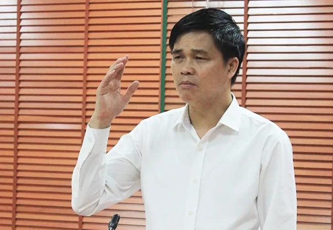 Ông Ngọ Duy Hiểu, Phó chủ tịch Tổng liên đoàn Lao động Việt Nam. Ảnh: PV.