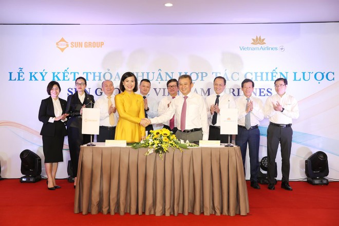 Sun Group ký kết thỏa thuận hợp tác chiến lược với Vietnam Airlines