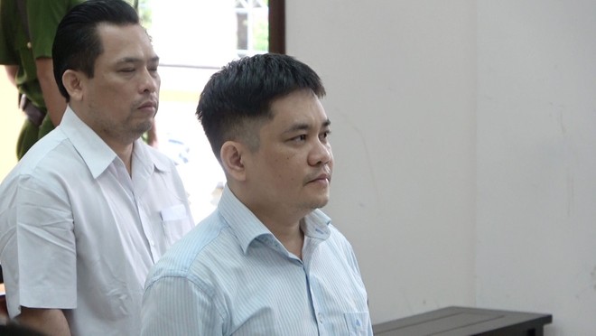 Nguyễn Tiến Lãm tại phiên xét xử.