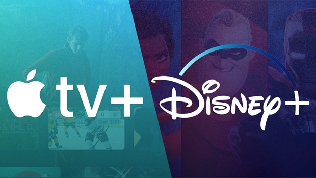 Apple và Disney hướng tới cạnh tranh trực tiếp với 'người tiên phong' Netflix. (Nguồn: medium.com).