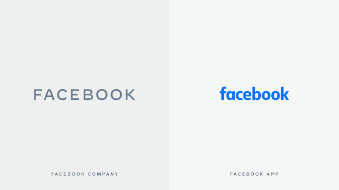 Facebook có logo mới viết hoa và nhiều màu sắc liên quan đến các sản phẩm của công ty hơn.