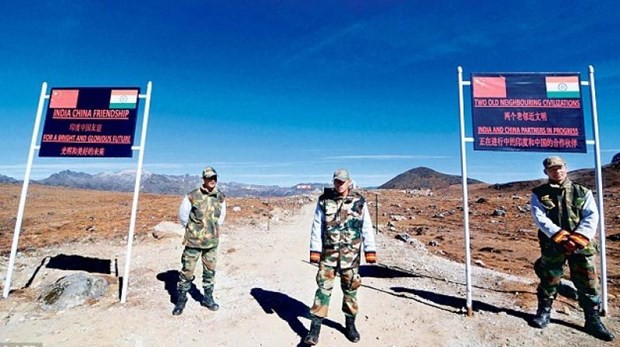 Biên giới hai nước Ấn Độ và Trung Quốc. (Nguồn: AFP)