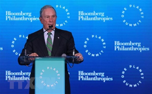 Cựu Thị trưởng New York, tỷ phú Michael Bloomberg. (Nguồn: AFP/TTXVN)