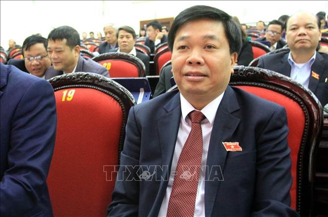Tân Phó Chủ tịch UBND tỉnh Thái Bình Nguyễn Quang Hưng. Ảnh TTXVN