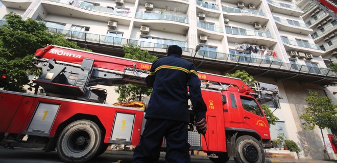 Tỷ lệ các chủ căn hộ mua bảo hiểm cháy, nổ bắt buộc là rất hạn chế.