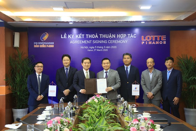 Bảo hiểm PJICO và Công ty Tài chính LOTTE Finance Việt Nam ký kết thỏa thuận hợp tác