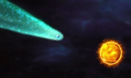 Sao chổi có thể sáng rực như Mặt Trăng