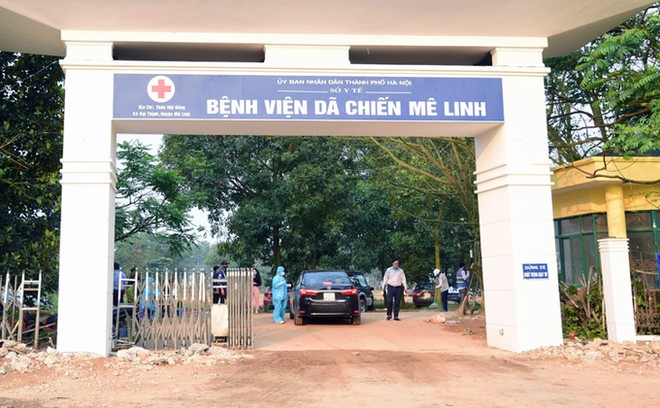 Hà Nội cải tạo bệnh viện Mê Linh cũ thành bệnh viện dã chiến, phục vụ phòng chống Covid-19, cuối tháng 3/2020.