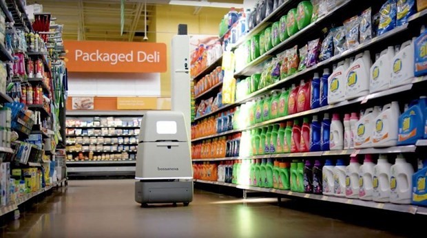 Robot tại một siêu thị của Walmart. (Nguồn: forbes.com).