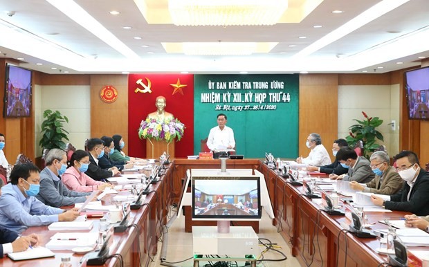 Đồng chí Trần Cẩm Tú chủ trì cuộc họp. Ảnh: TTXVN.