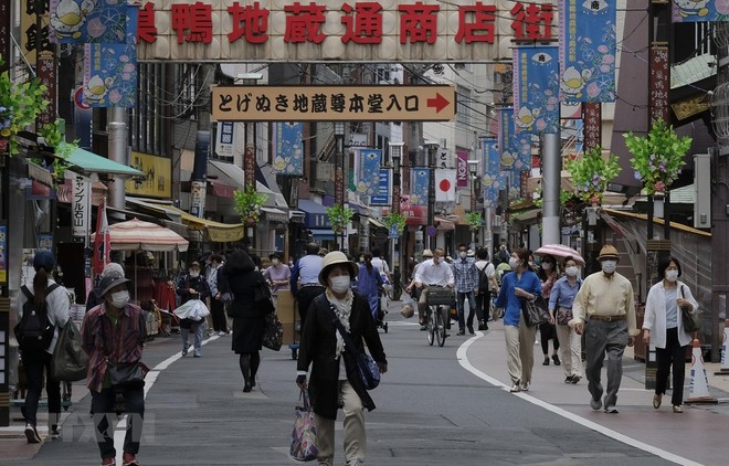 Quang cảnh đường phố tại Tokyo, Nhật Bản. (Ảnh: AFP/TTXVN).